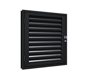 PORTA DE AÇO DE GIRO P/ALÇAPÃO C/PORTA DE AÇO CADEADO. RIOBRAS AÇO PRONTO