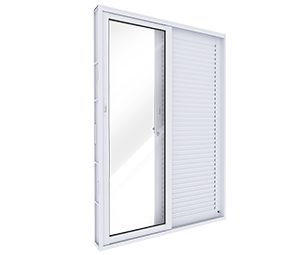 PORTA DE AÇO BALCÃO DE CORRER LATERAL 2FLS MÓVEIS E 1 FIXA. LUCASA FACILITÀ