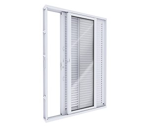 PORTA DE AÇO BALCÃO DE CORRER LATERAL FLEX 2FLS MÓVEIS E 1 FIXA. LUCASA FACILITÀ