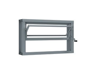 JANELA DE AÇO BASCULANTE. RIOBRAS AÇO