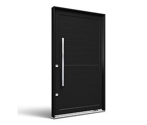 PORTA DE ALUMÍNIO PIVOTANTE COM PUXADOR 1M EM AÇO INOX - LUCASA ECCELLENTE