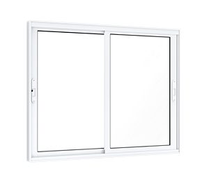 JANELA DE ALUMÍNIO DE CORRER LATERAL 2FLS MÓVEIS C/FECHO EMBUTIDO EM ALUMÍNIO. LUCASA ECCELLENTE