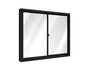 JANELA DE ALUMÍNIO DE CORRER LATERAL 2FLS MÓVEIS. RIOBRAS ALUMÍNIO