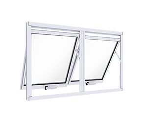 JANELA DE ALUMÍNIO MAXIM-AR DUPLO HORIZONTAL. LUCASA IDEALE