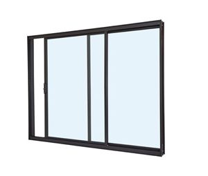 JANELA DE CORRER LATERAL S/GRADE. ALUMÍNIO COR PRETA. RAMASSOL ULTRA