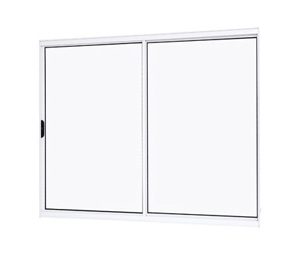 JANELA DE CORRER LATERAL SEM GRADE. ALUMÍNIO COR BRANCA. RAMASSOL SLIM MODULAR