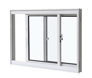 JANELA DE CORRER LATERAL WC. ALUMÍNIO COR BRANCA. RAMASSOL SLIM