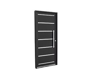 PORTA LAMBRI AÇO PINTADO COR PRETA COM FRISO E PUXADOR. HAIALA APD