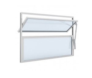 JANELA BASCULANTE C/1 BÁSCULA ALUMÍNIO COR BRANCA. RAMASSOL SLIM