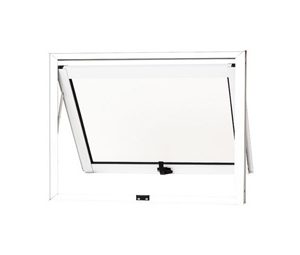 JANELA MAXIM-AR S/GRADE. ALUMÍNIO COR BRANCA. RAMASSOL CRISTAL