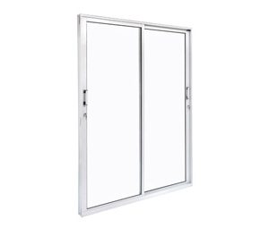 PORTA BALCÃO C/2FLS MÓVEIS. ALUMÍNIO COR BRANCA. RAMASSOL CRISTAL